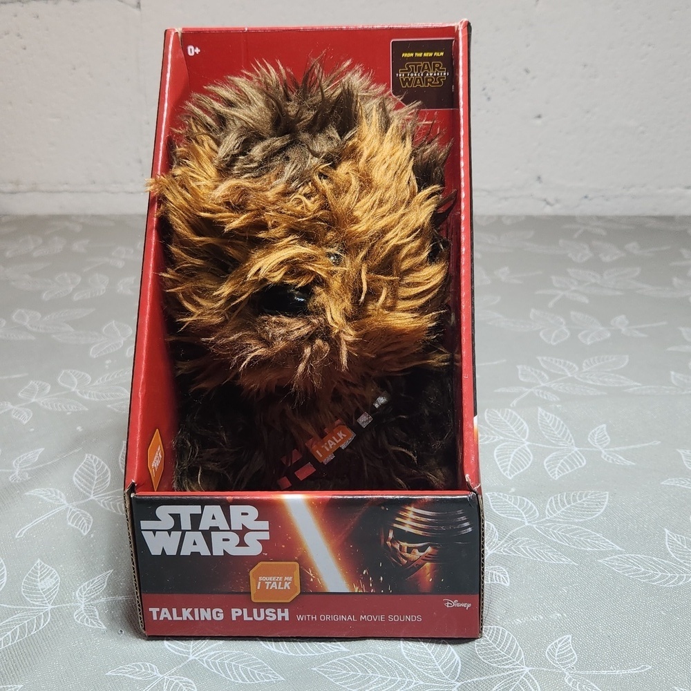 Starwars The Force Awakens Chewbacca Talking Plushie